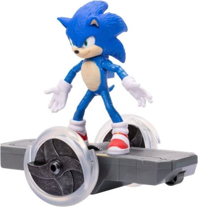 Sonic с радиоуправляем спийдер The Hedgehog 2 Movie Jakks Pacific 