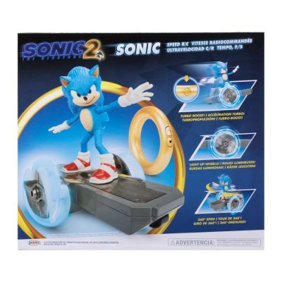 Sonic с радиоуправляем спийдер The Hedgehog 2 Movie Jakks Pacific 