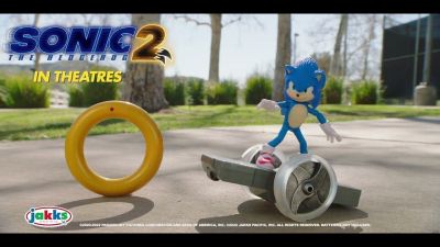 Sonic с радиоуправляем спийдер The Hedgehog 2 Movie Jakks Pacific 