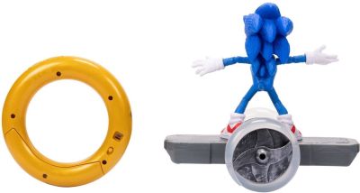 Sonic с радиоуправляем спийдер The Hedgehog 2 Movie Jakks Pacific 