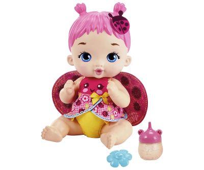 Бебе калинка с розова коса My Garden Baby Mattel HMX27  