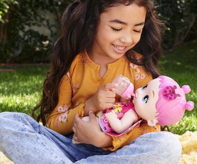 Бебе калинка с розова коса My Garden Baby Mattel HMX27  