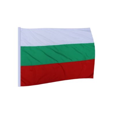 Знаме България с пръчка 90 х 60 см. 