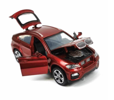 Метална кола BMW X6 1:32 червен