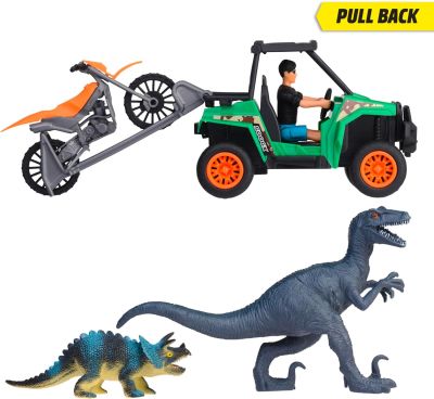Кола с Ловец на динозаври T-Rex Dickie 203834009 