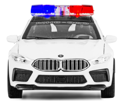 Метална кола BMW M8 POLICIA 1:32 