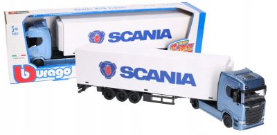 Метален камион с ремарке Scania S730 Bburago 1/43 