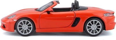 Метален автомобил Bburago Porsche 718 Boxster 1:24 Orange