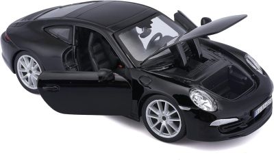 Метална кола Porsche 911 Carrera S black Bburago 1:24 