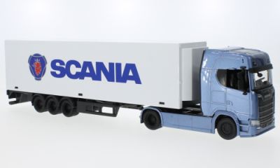 Метален камион с ремарке Scania S730 Bburago 1/43 