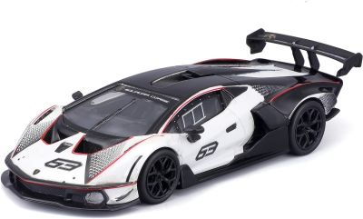 Метална кола Lamborghini Essenza SCV12 Bburago 1:24 бял