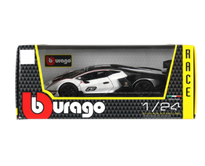 Метална кола Lamborghini Essenza SCV12 Bburago 1:24 бял