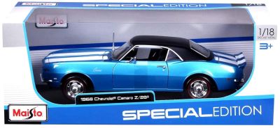 Метална колa Chevrolet Camaro Z/28 1968 Maisto 1:18 - 31685