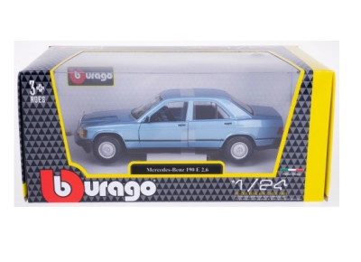Метален автомобил Mercedes Benz 190E Bburago 1:24 
