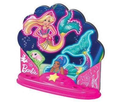 3D светеща мида за рисуване и оцветване Diamant Toys 5112E - Barbie