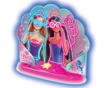 3D светеща мида за рисуване и оцветване Diamant Toys 5112E - Barbie