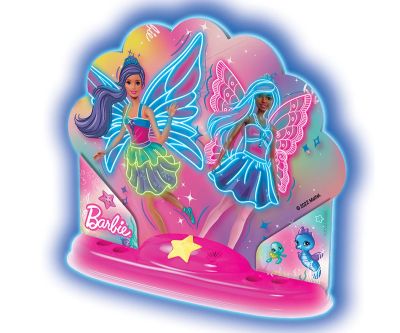 3D светеща мида за рисуване и оцветване Diamant Toys 5112E - Barbie