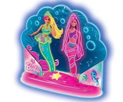 3D светеща мида за рисуване и оцветване Diamant Toys 5112E - Barbie