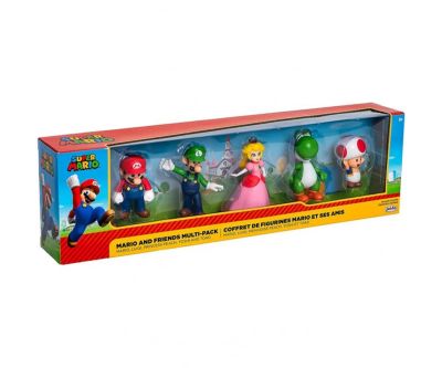 Супер Марио - Комплект фигурки Марио и приятели MARIO & FRIENDS
