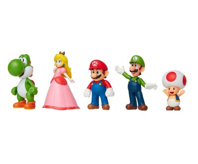 Супер Марио - Комплект фигурки Марио и приятели MARIO & FRIENDS