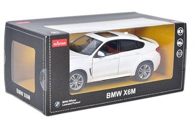Метален Джип BMW X6M Rastar 1:24 - 56600 бял