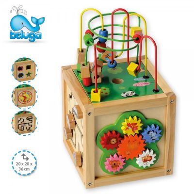 Beluga играчка образователен куб