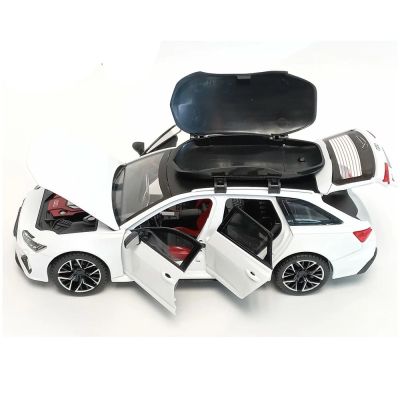 Метален автомобил комби Audi RS6 Avant 1:32 бял