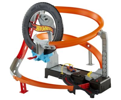 Hot Wheels City vs Robo Beasts Комплект магазин за автомобилни гуми Mattel GJL16 