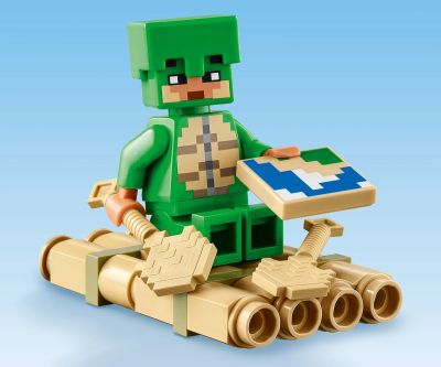 Конструктор LEGO Minecraft 21254 Къща на плажа на костенурките