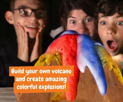 Образователна игра Вулкан Дъга Science4you 80004341 DIY Rainbow Volcano
