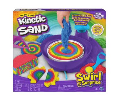 Kinetic Sand Завърти и се изненадай Spin Master 6063931 