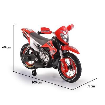 Детски акумулаторен мотор Super Moto - FB-6186 червен