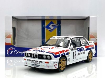 Метален автомобил BMW E30 M3 GR. A - Rally Monte Carlo 1989 - M.Duez/A.Lopes #18 Solido 1/18 - 1801518