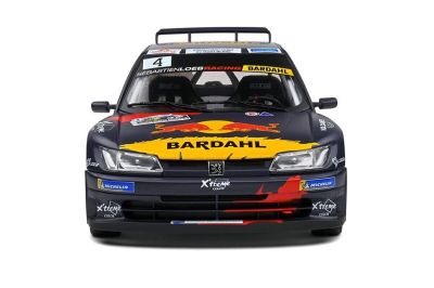 Метален автомобил Peugeot 306 Maxi Black Rally Du Mont Blanc 2021 Solido 1/18 - 1808301