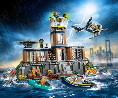 Конструктор LEGO City Police 60419 Затворническият остров на полицията