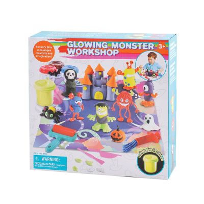 PlayGo Работилница с пластелин за светещи чудовища