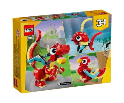 Конструктор LEGO Creator 31145 Червен дракон