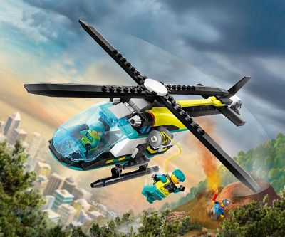 Конструктор LEGO City Great Vehicles 60405 Спасителен хеликоптер за спешни случаи