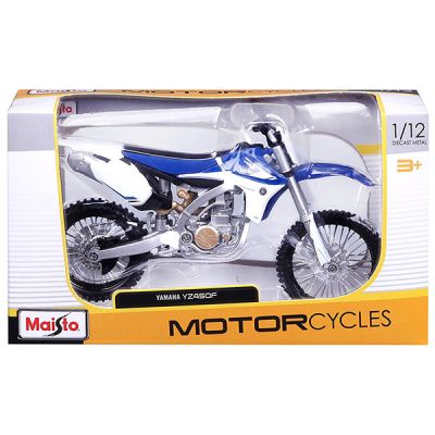 Метален мотор Yamaha YZ450F MAISTO 1:12