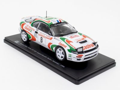 Метална кола Toyota Celica Turbo ST 185 Auriol-Occelli Rally Sanremo 1994 Hachette AAWRC505