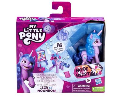 Малкото пони Cutie Mark Magic пони със сладък печат My Little Pony Izzy Moonbow