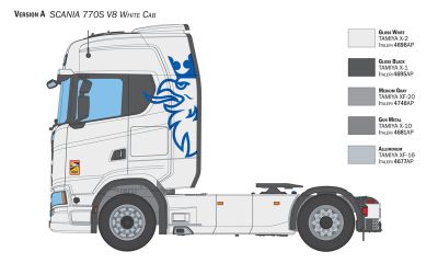Сглобяем камион Scania 770S V8 1/24 ITALERI 3965