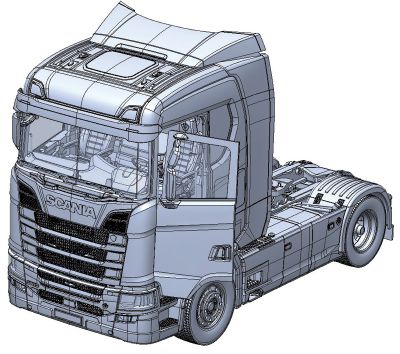 Сглобяем камион Scania S770 4x2 1/24 ITALERI 3961