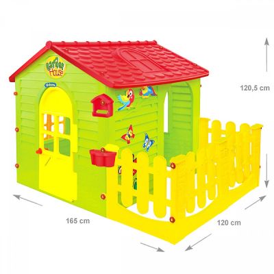 Детска къща с ограда Mochtoys 10839 NEW
