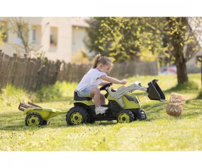 Детски трактор товарач с педали и ремарке Farmer Max Smoby 7600710132