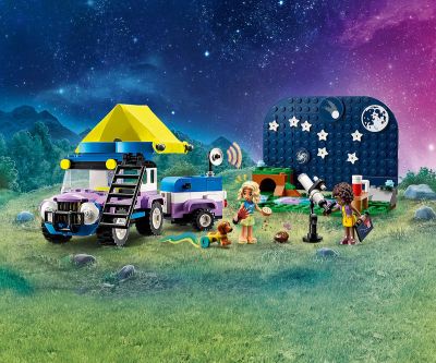 Конструктор LEGO Friends Space 42603 Къмпинг джип за наблюдение на звездите