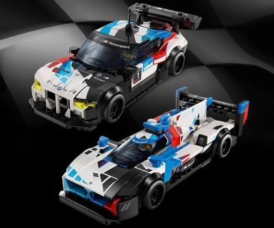 Конструктор LEGO Speed Champions 76922 Състезателни коли BMW M4 GT3 и BMW M Hybrid V8
