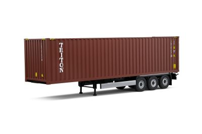 Ремарке за камион Remorque Porte Container Red 2021 SOLIDO 1:24 - 2400501