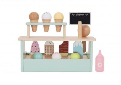Дървен магазин за сладолед Tooky Toy TJ119
