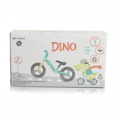 Детски балансиращ велосипед Byox DINO РОЗОВ